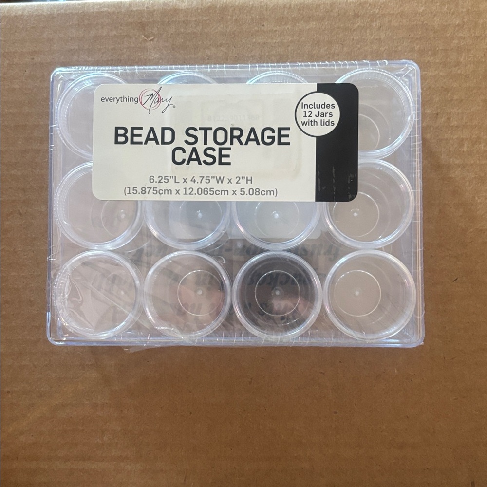 Clear Bead Storage Case